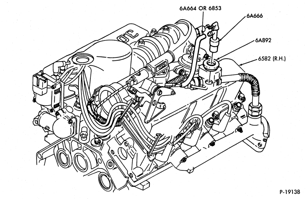 66.1 - 6 CYL. 3.0L (183 C.I.D.)-Crankcase ventilation system