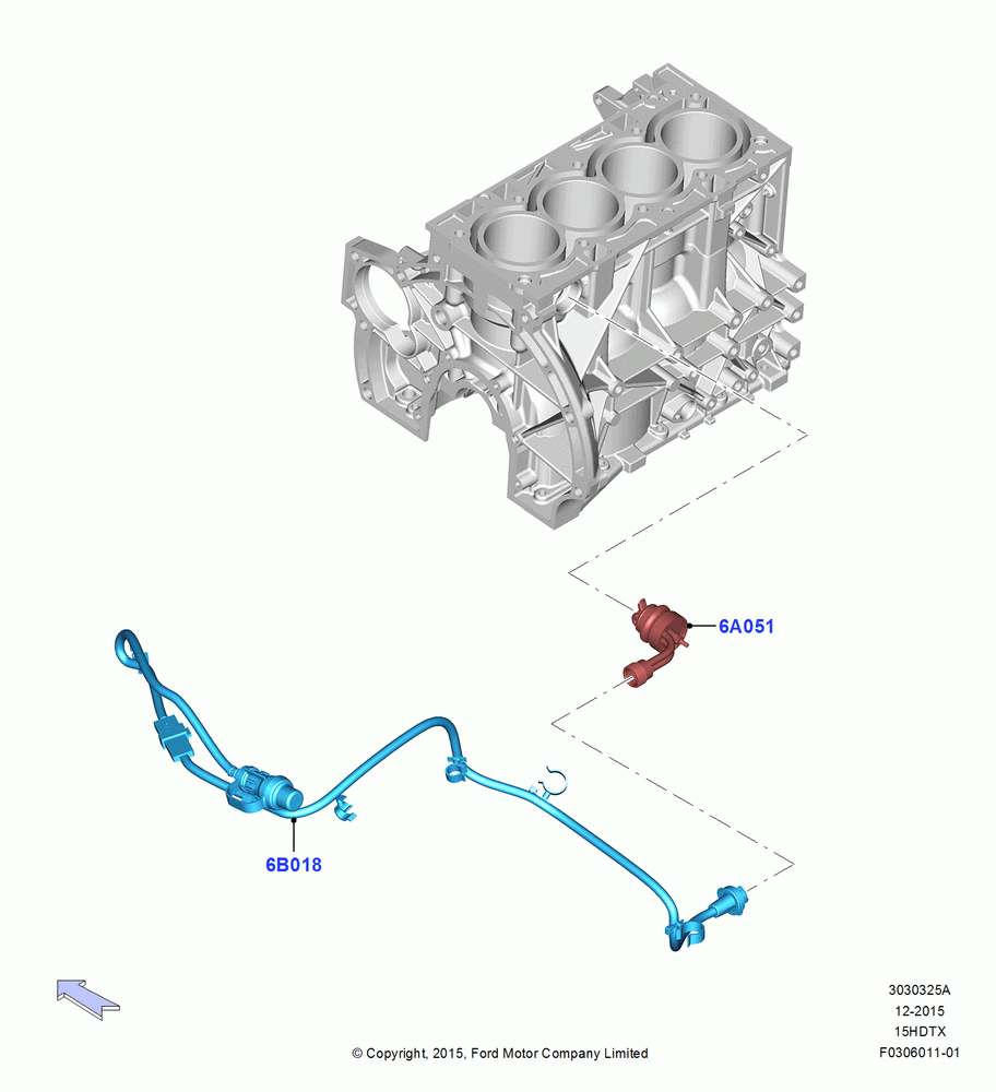 Engine Heater, 1.5L EcoBoost 16V (180PS)