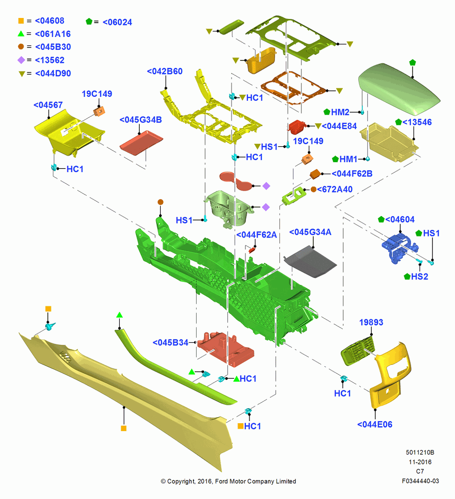 10B - Console - Floor; 04/APR/2016