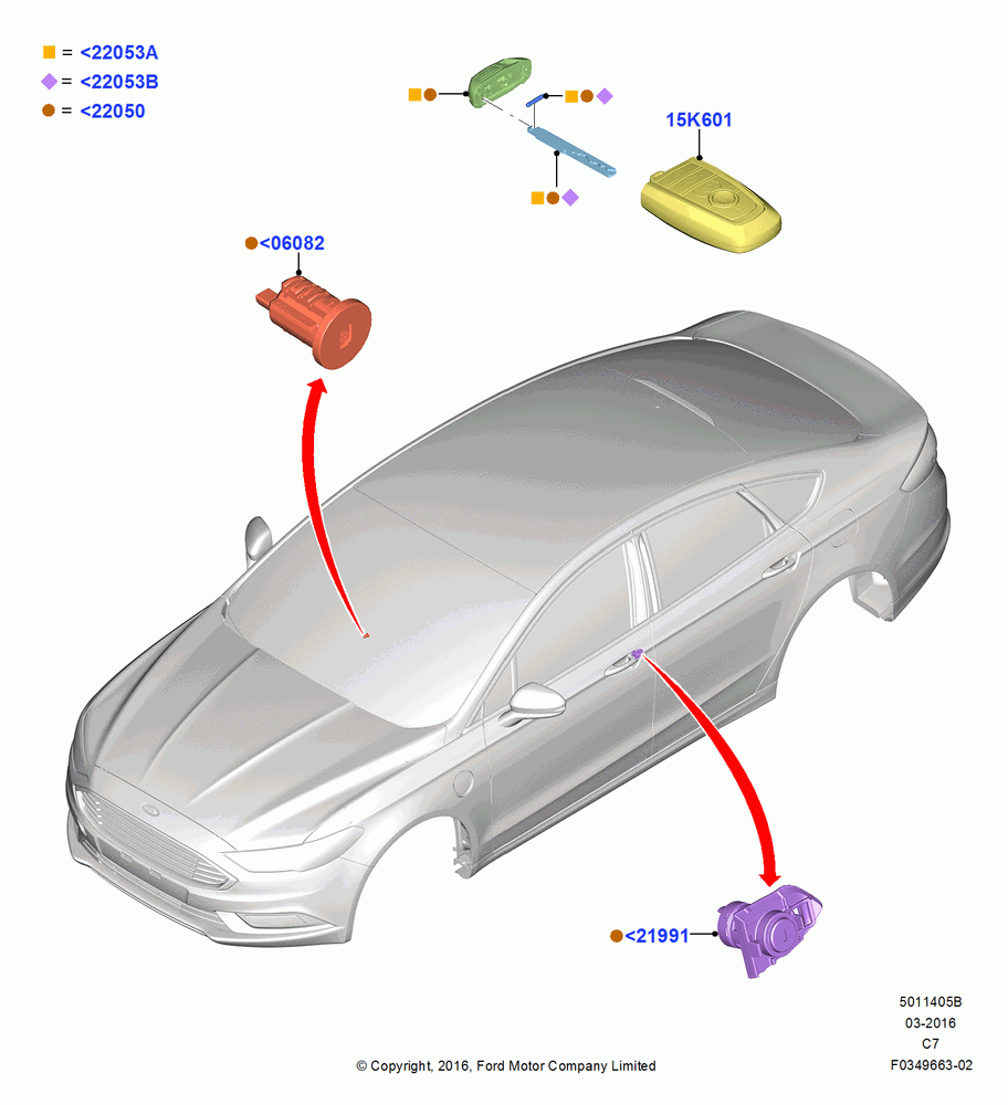 05B - Vehicle Lock Sets and Repair Kits; 04/APR/2016