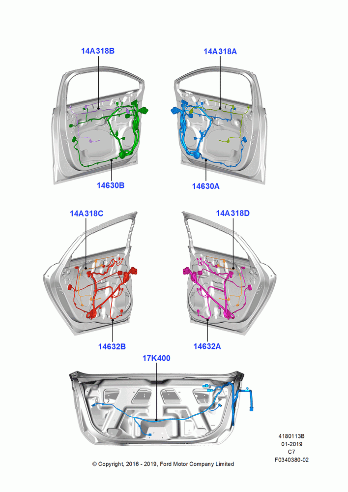13B - Wiring - Body Closures; 04/APR/2016