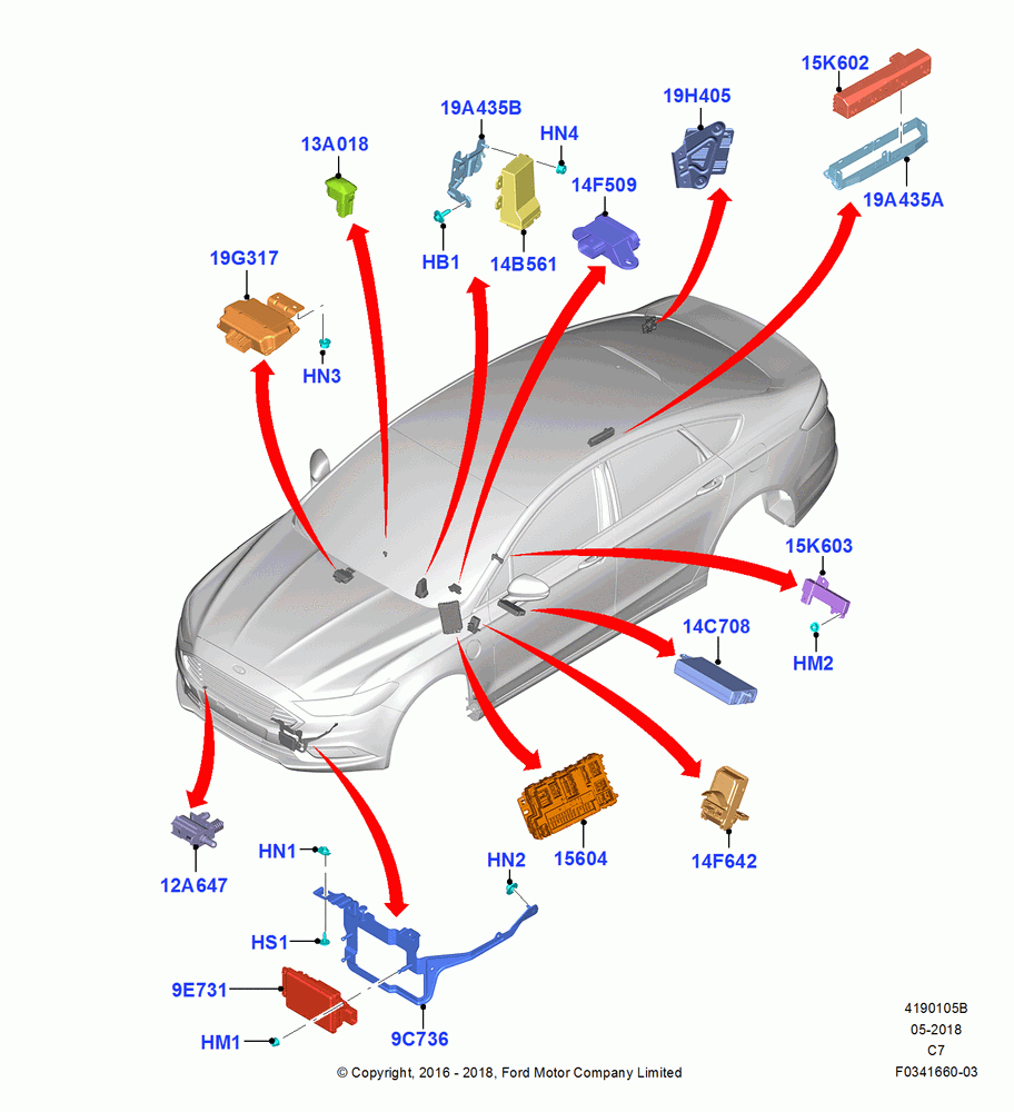 05B - Vehicle Modules and Sensors; 04/APR/2016