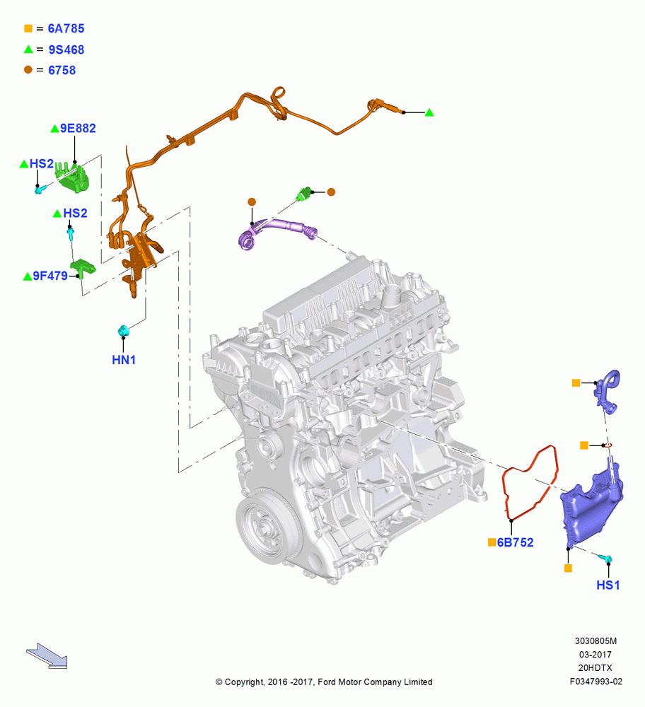 05M - Emission Control - Crankcase, 2.0L EcoBoost (200PS) - MI4, 2.0L EcoBoost (240PS); 04/APR/2016