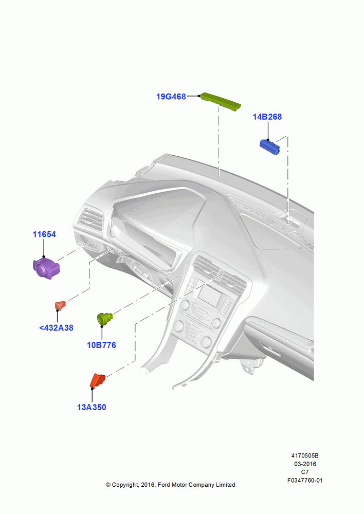 05B - Instrument Panel Related Parts; 04/APR/2016