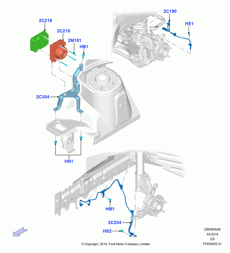 05AB - Anti-Lock Braking System, Shelby Version, North American Markets; 13/JUL/2015-02/OCT/2017