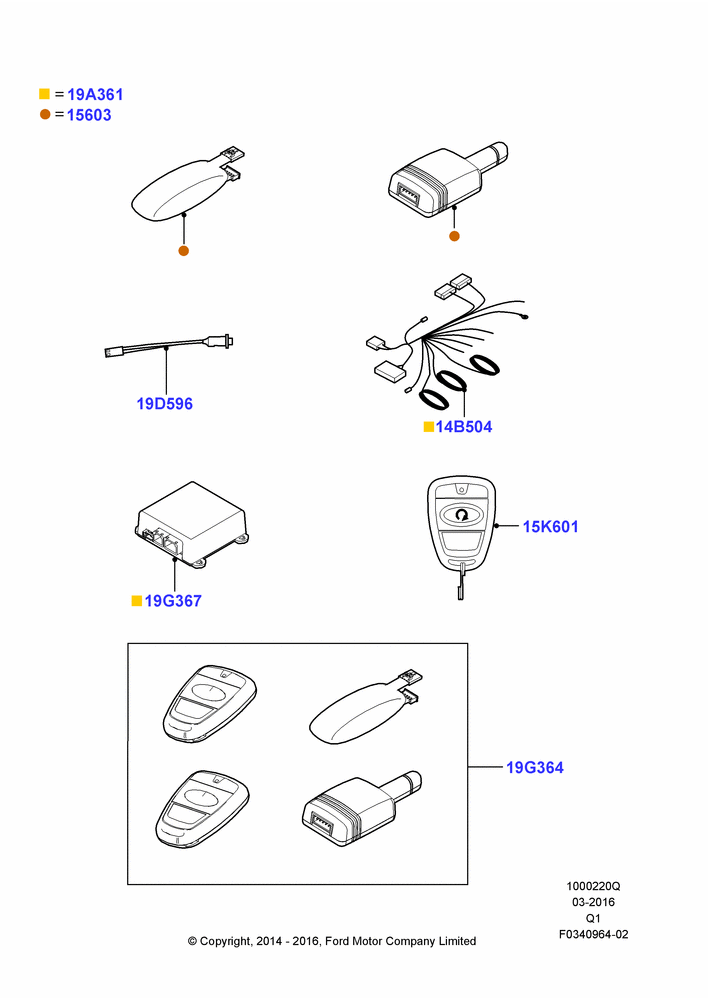 20Q - Remote Starting Kit, Lincoln/Mercury Series, Accessory, Scalable, One Way; 05/AUG/2014-24/DEC/2014