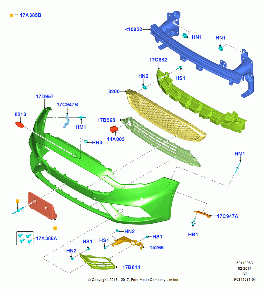 05C - Radiator Grille and Front Bumper, Performance; 30/MAY/2016
