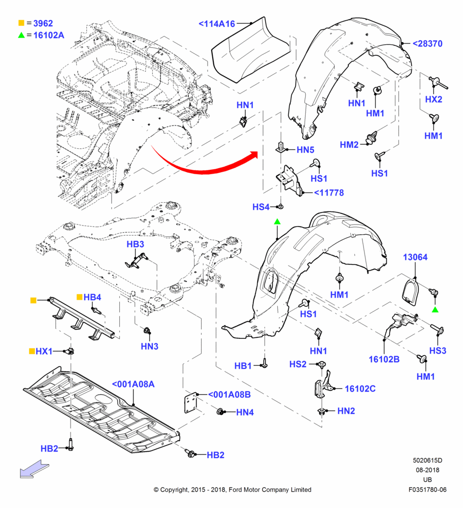 15D - Splash and Heat Shields; 04/MAY/2015-03/MAR/2019