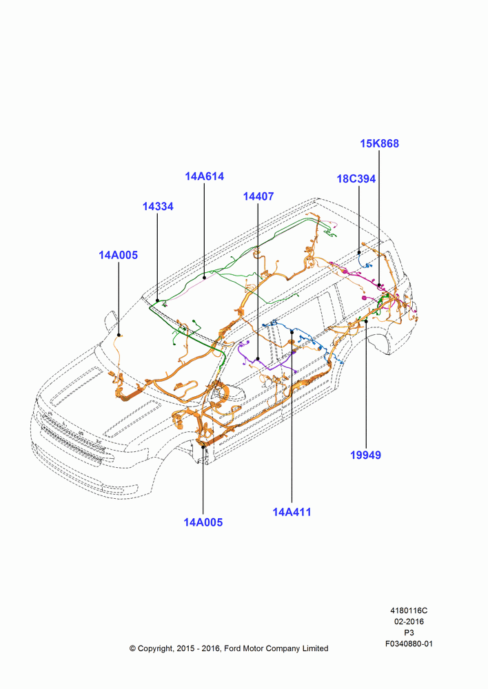 16C - Wiring - Body And Roof Console; 07/DEC/2015