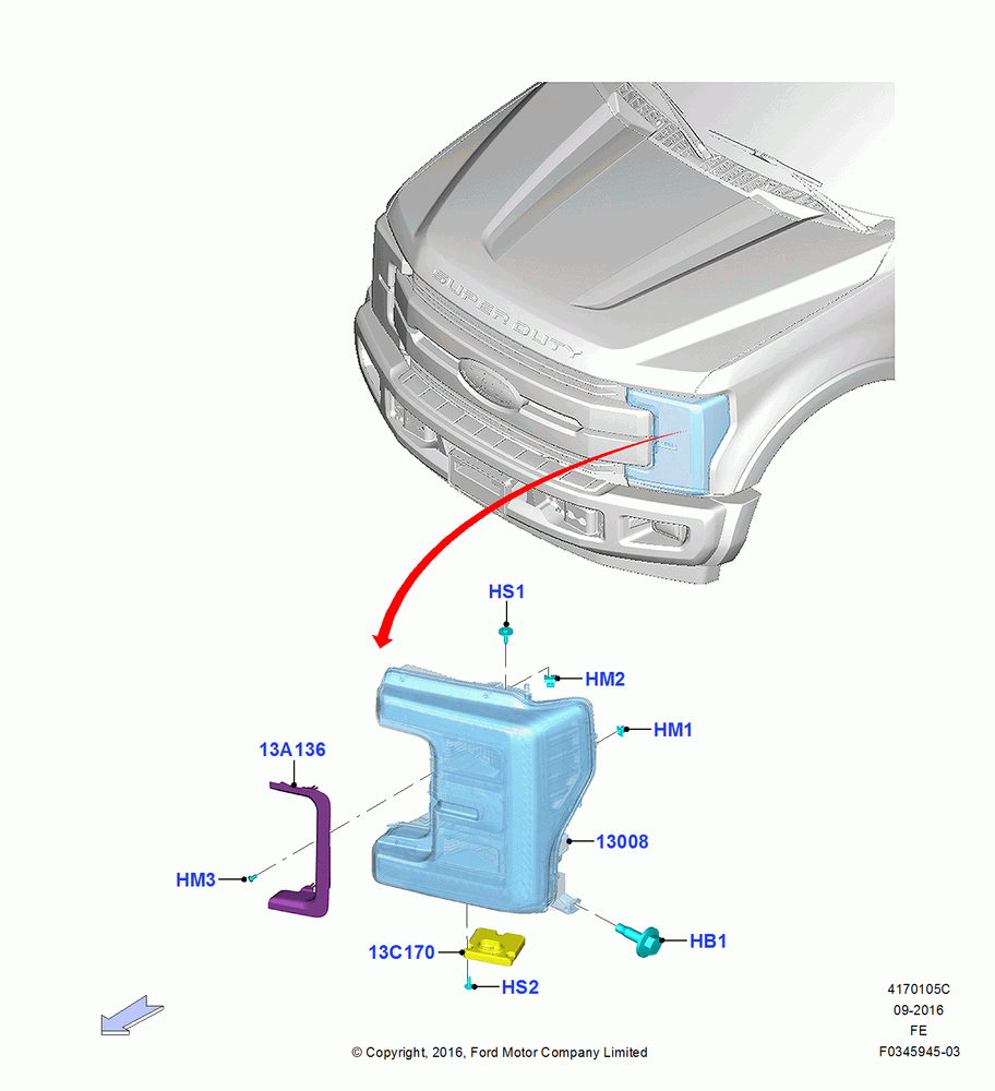 Headlamps and Front Flasher Lamps, Headlamps - Fixed DSS (LED)