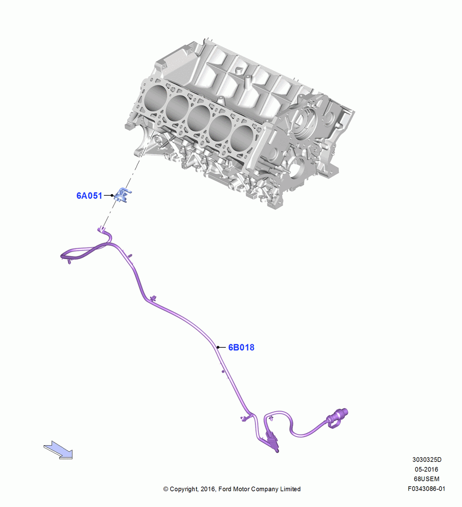 Engine Heater, 6.8L Gas EFI V10