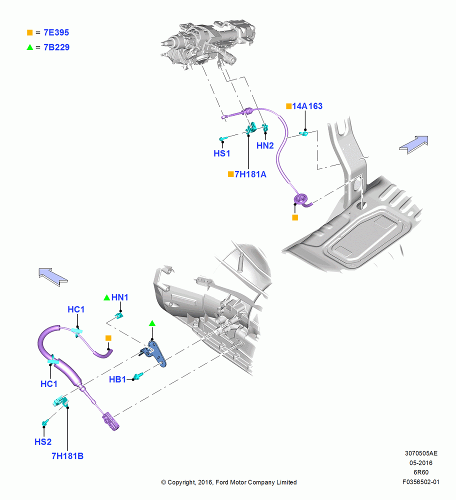 05AE - Gear Change-Automatic Transmission, 6 Speed Auto Trans (6R100); 11/JUL/2016