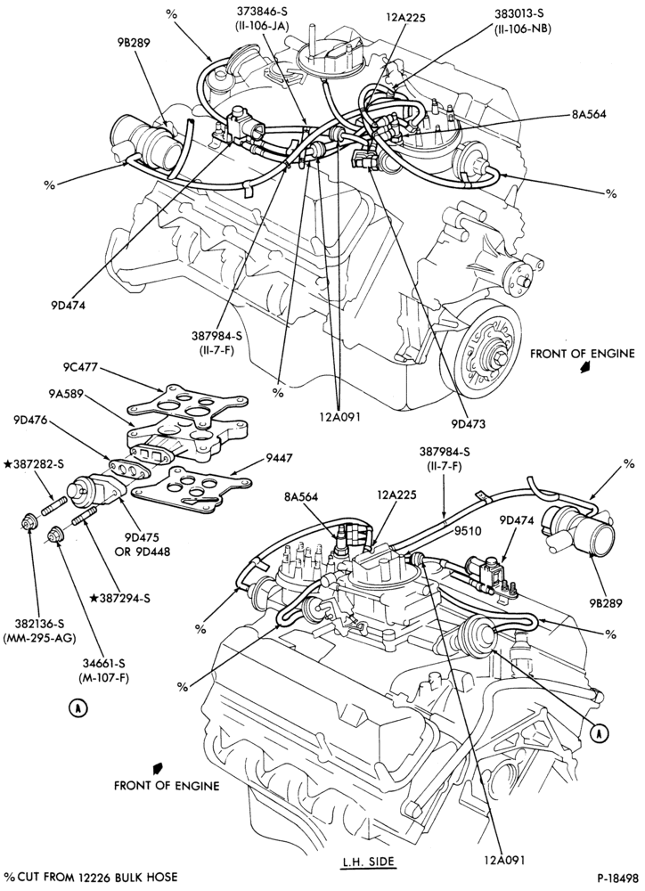94.1 - 8 CYL. 7.5L (460 C.I.D.)-GAS-E-F250/350
