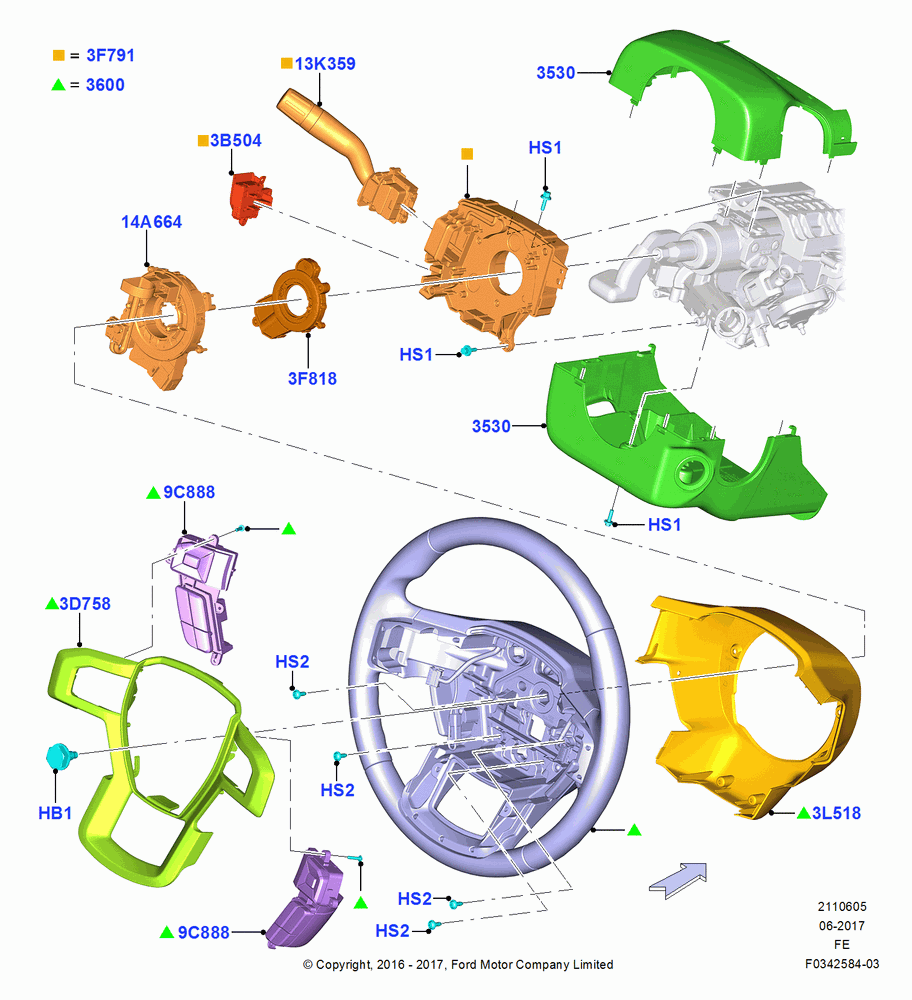 05A - Steering Wheel, Active Steering; 11/JUL/2016