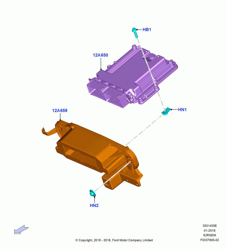05E - Engine Modules and Sensors, 6.2L 16V OHC NA V8 Gas; 11/JUL/2016-04/NOV/2019