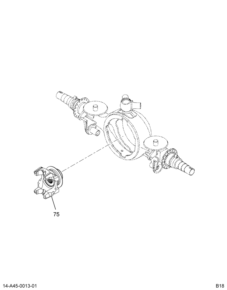 INPUT YOKE; RR RR AXLE