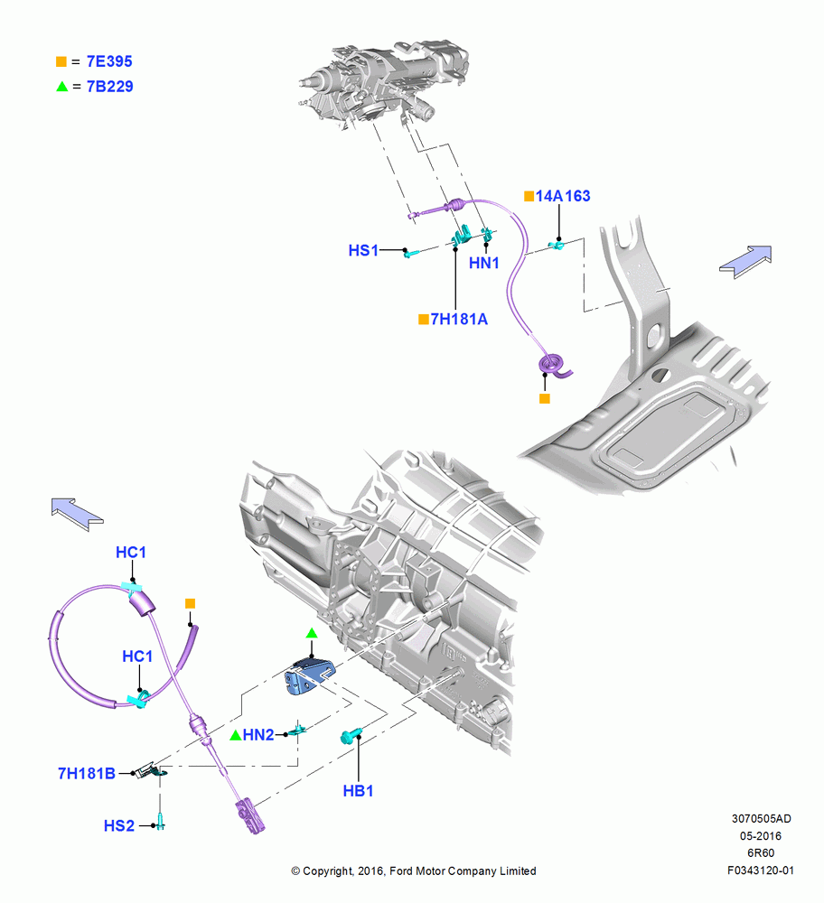 05AD - Gear Change-Automatic Transmission, 6 Speed Auto Transmission (6R140), 6 Speed Auto Trans (6R140); 11/JUL/2016