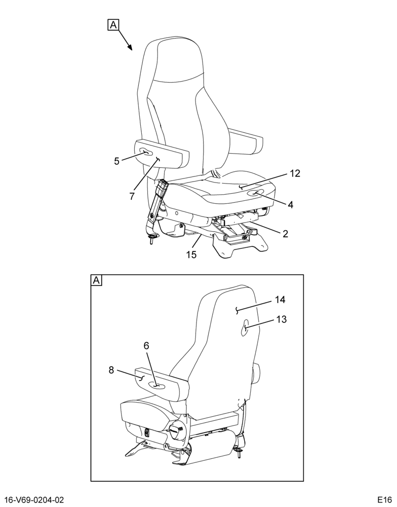 ..SEAT,DRIVER , AIR VINYL REGULA (FC4Z-7060005-BA)