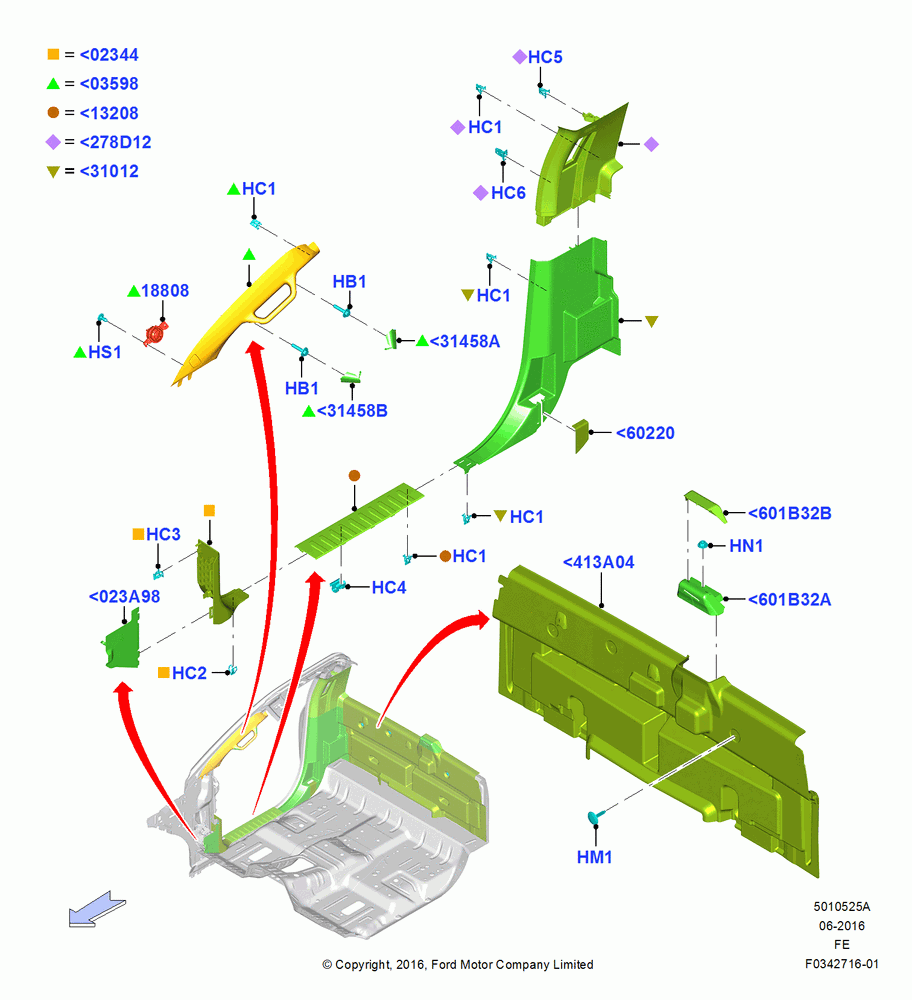 25A - Side Trim, Regular Cab; 11/JUL/2016