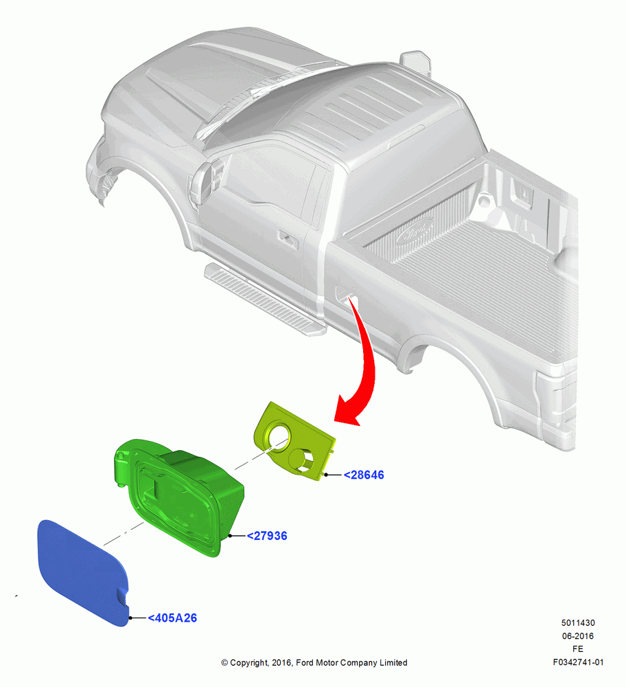 30 - Fuel Tank Filler Door and Controls; 11/JUL/2016