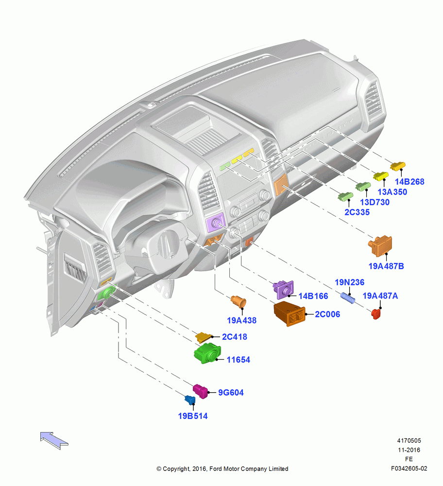 05 - Instrument Panel Related Parts; 11/JUL/2016