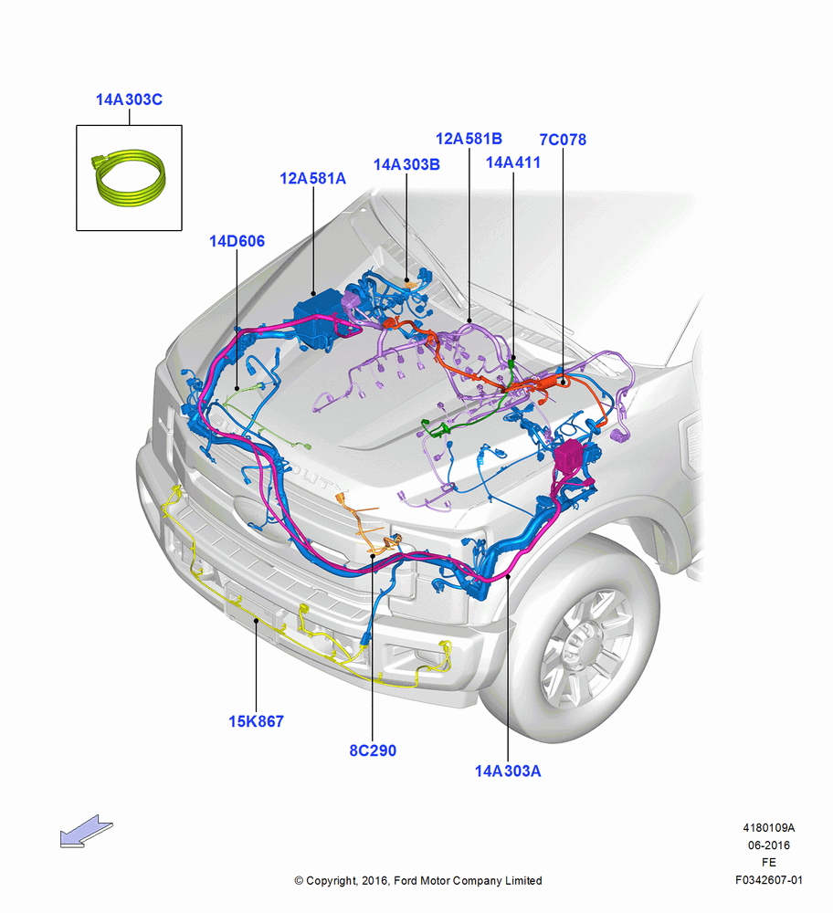 09A - Wiring - Engine And Transmission, 6.2L 16V OHC NA V8 Gas; 11/JUL/2016