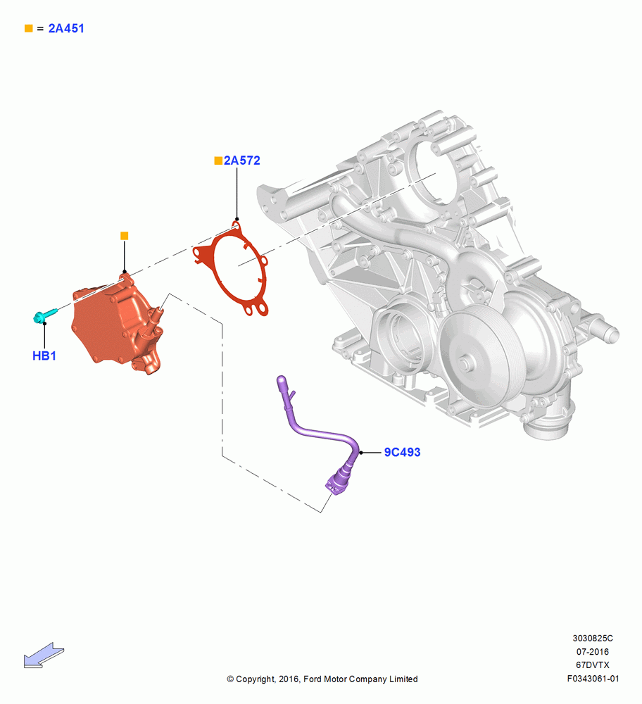 25C - Vacuum Control and Air Injection, 6.7L 4V V8 T/C Diesel; 11/JUL/2016-04/NOV/2019