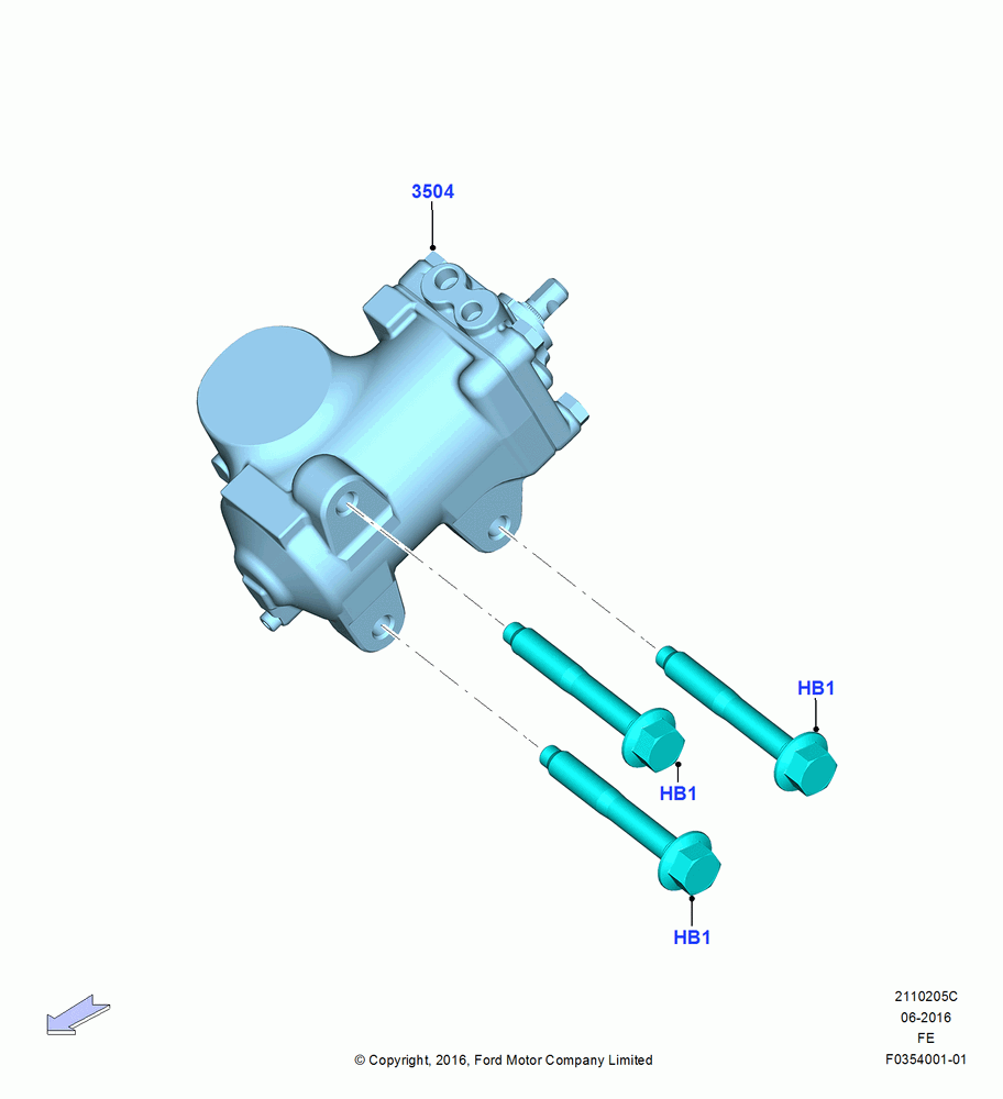 05C - Steering Gear, All 450/550 Series; 11/JUL/2016