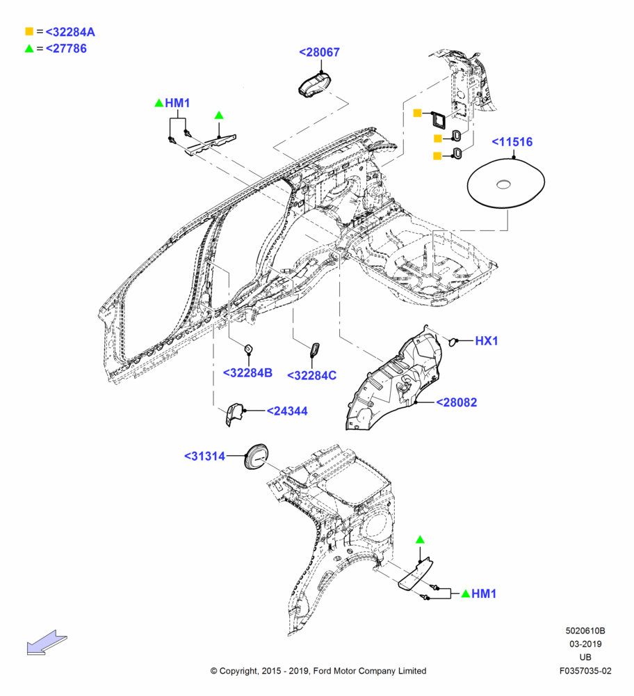 10B - Insulators - Rear; 04/MAY/2015-03/MAR/2019