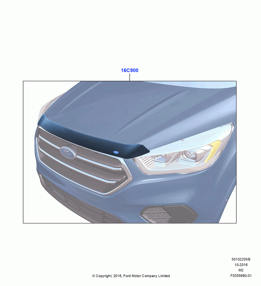 20XB - Hood and Related Parts, Accessory Hood Protector By Aeroskin; 21/MAR/2016-13/AUG/2019