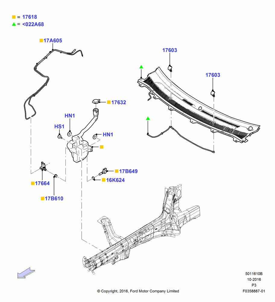 10B - Windshield Washer; 21/MAR/2016