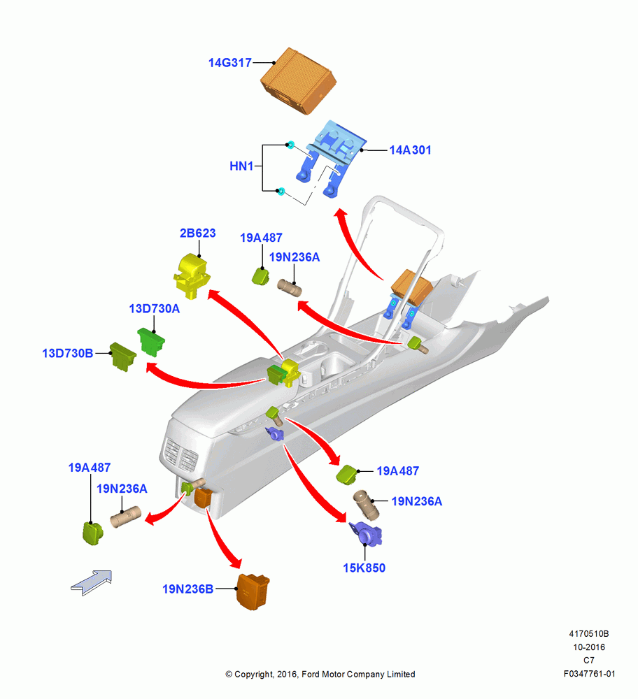 10B - Console Related Parts; 04/APR/2016