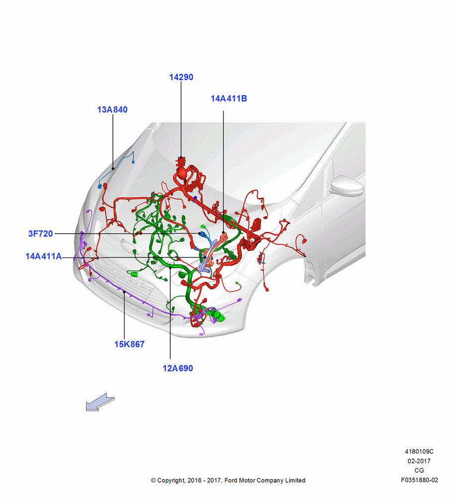 09C - Wiring - Engine And Transmission; 14/NOV/2016-26/APR/2018