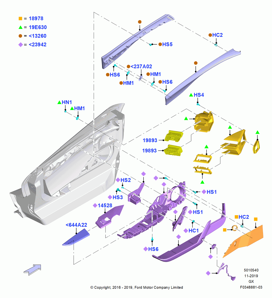 40 - Front Door Trim Panels; 28/OCT/2016