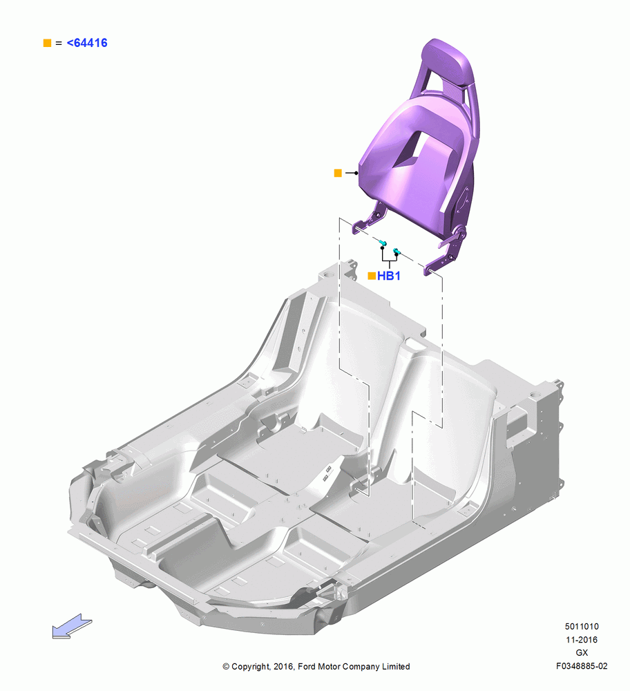 10 - Front Seat Back; 28/OCT/2016