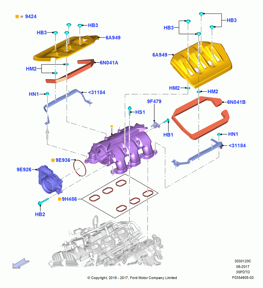 20C - Intake Manifold, 3.5L V6 GTDI; 28/OCT/2016