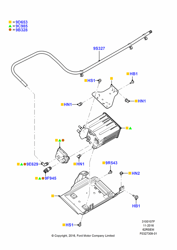 07F - Fuel Vapour System, 6.2L 16V OHC NA V8 Gas; 30/JAN/2017