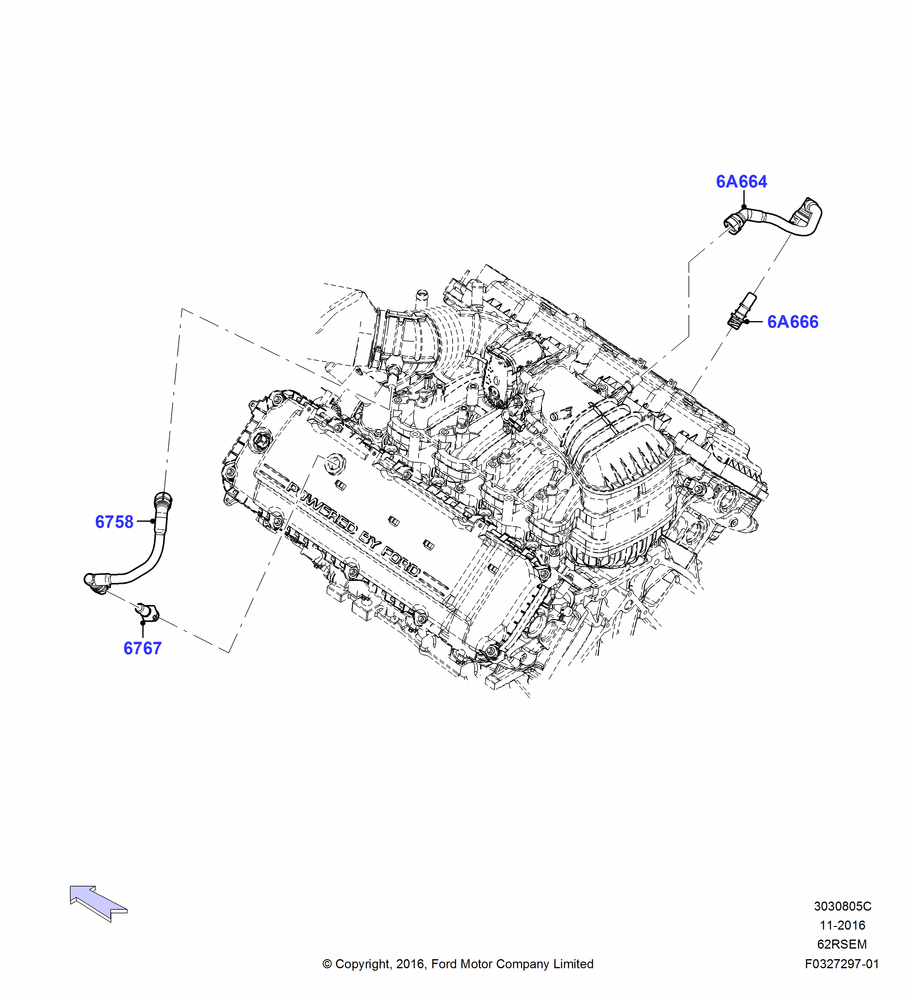 05C - Emission Control - Crankcase, 6.2L 16V OHC NA V8 Gas; 30/JAN/2017