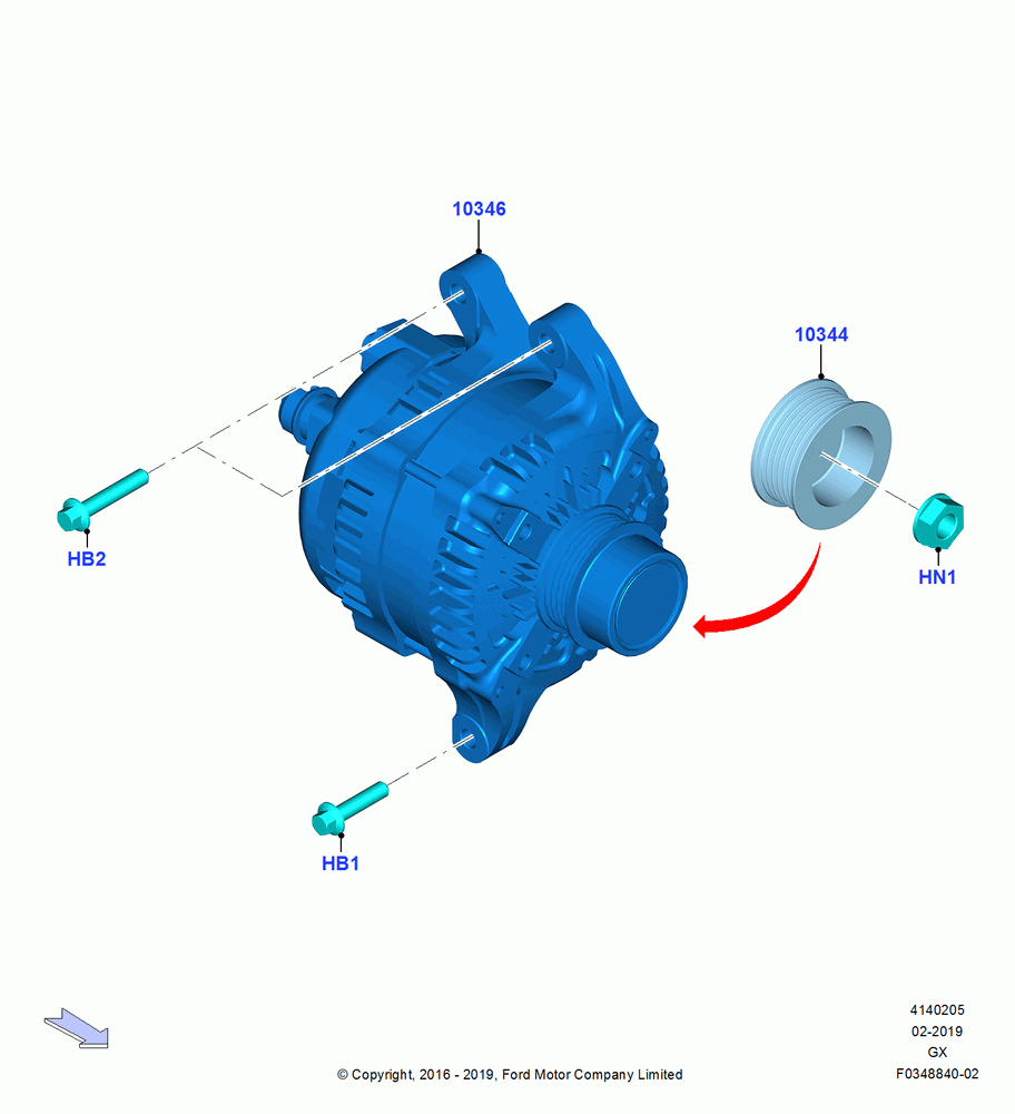 05 - Alternator and Mountings; 28/OCT/2016