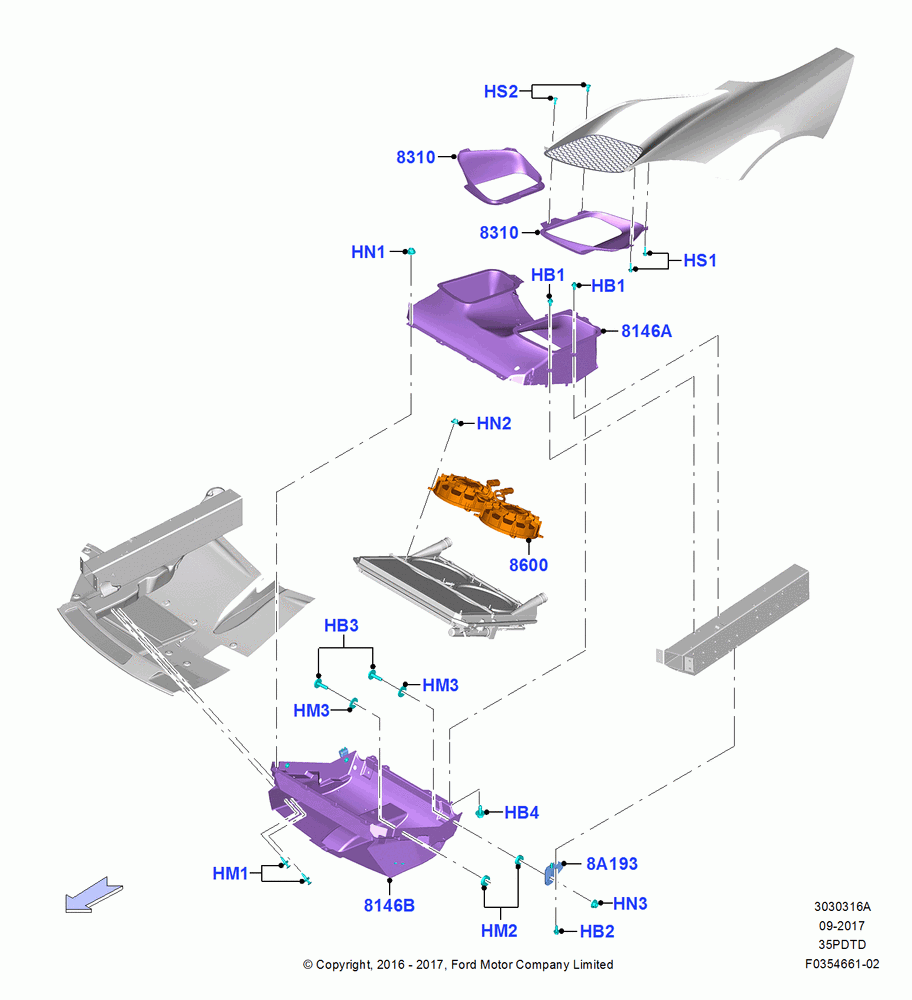 16A - Cooling Fan And Shroud, 3.5L V6 GTDI; 28/OCT/2016