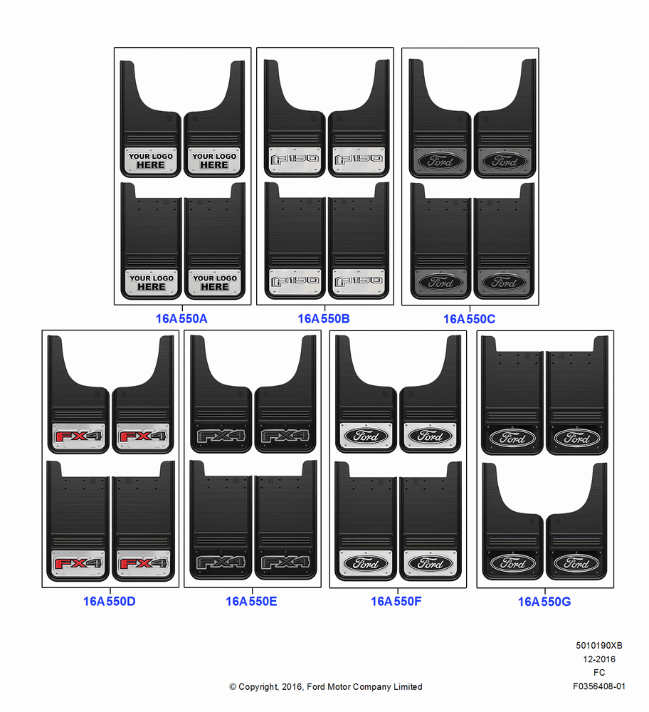 90XB - Mudflaps, (+) North American Markets, Accessory, Gatorback; 20/OCT/2014