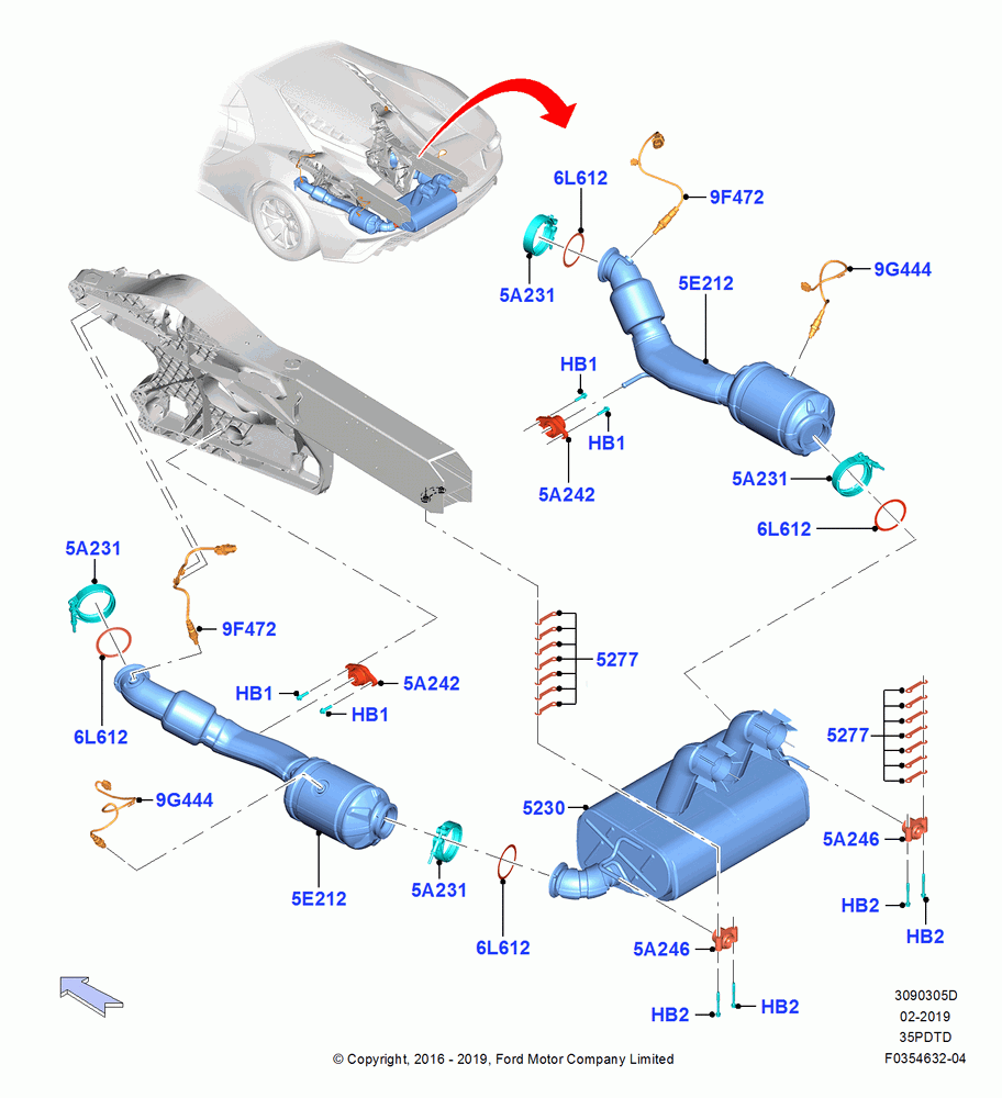 05D - Exhaust System, 3.5L V6 GTDI; 28/OCT/2016