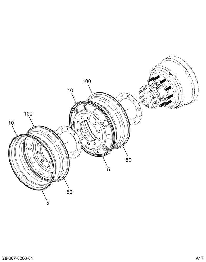 RIM; RR AXLE, DISC WHEEL, 1-PC