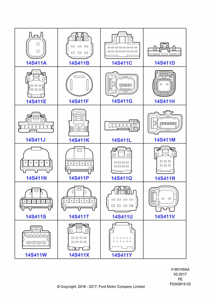 45AA - Pigtail Wiring Kits, Page A, Switches; 11/JUL/2016