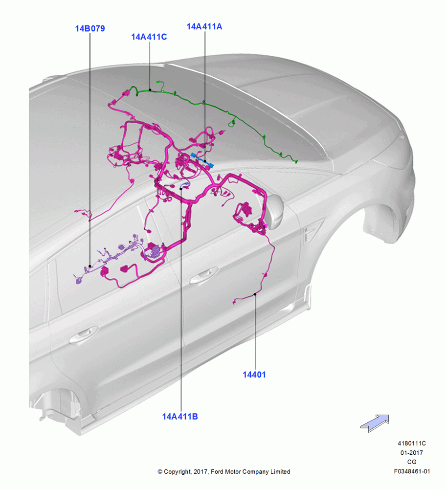 11C - Wiring - Dash And Floor Console; 14/NOV/2016-26/APR/2018