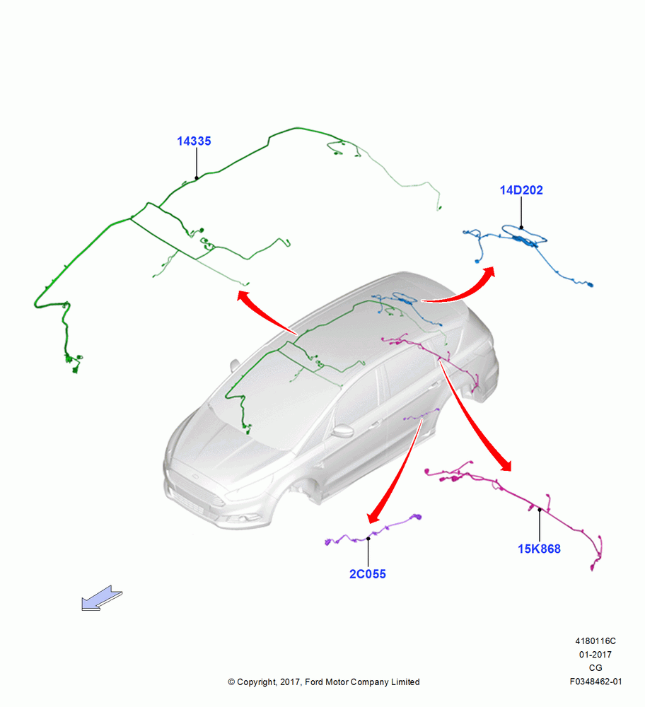 16C - Wiring - Body And Roof Console; 14/NOV/2016-26/APR/2018