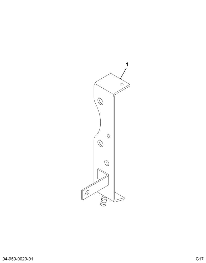 ..BRACKET BRAKE HOSE (4C4Z-2031-AA)