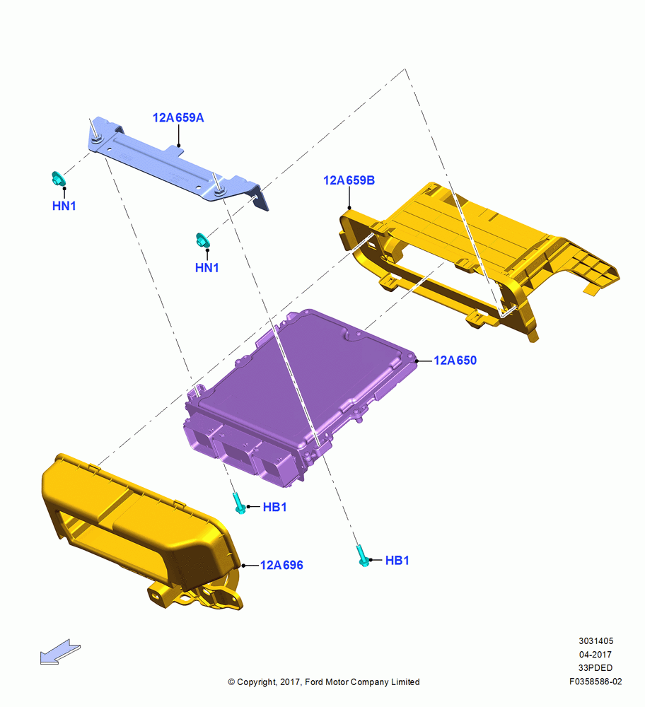 05A - Engine Modules and Sensors, 3.3L Duratec; 17/JUL/2017