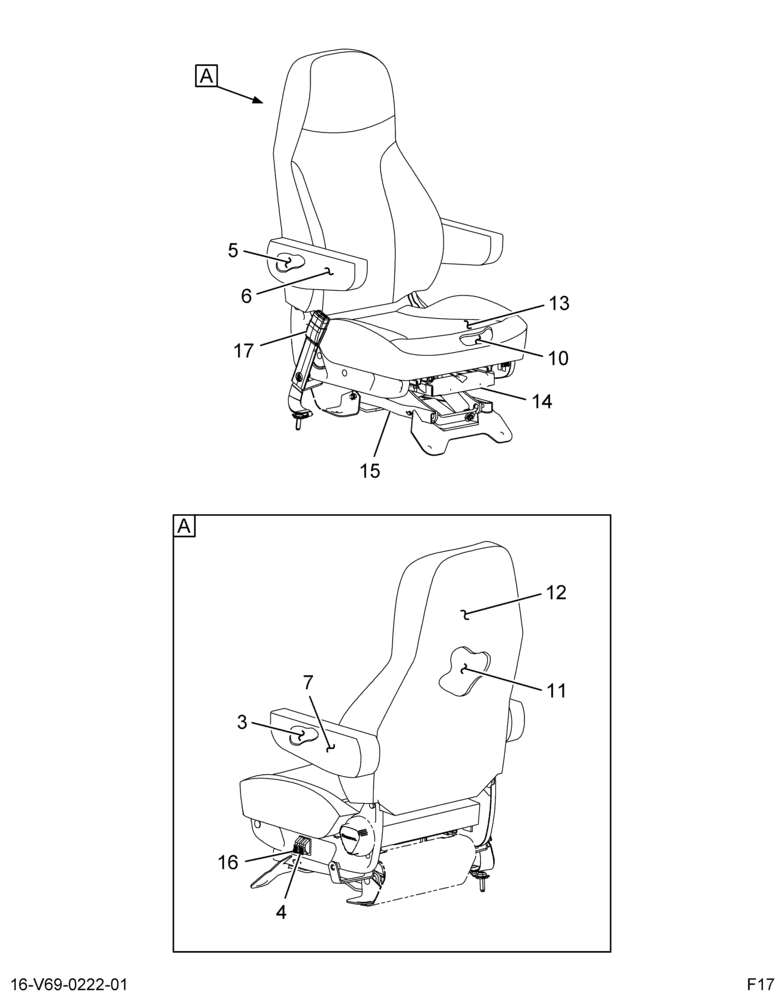 ..SEAT,DRIVER , AIR VINYL REGULA (FC4Z-7060004-HA)