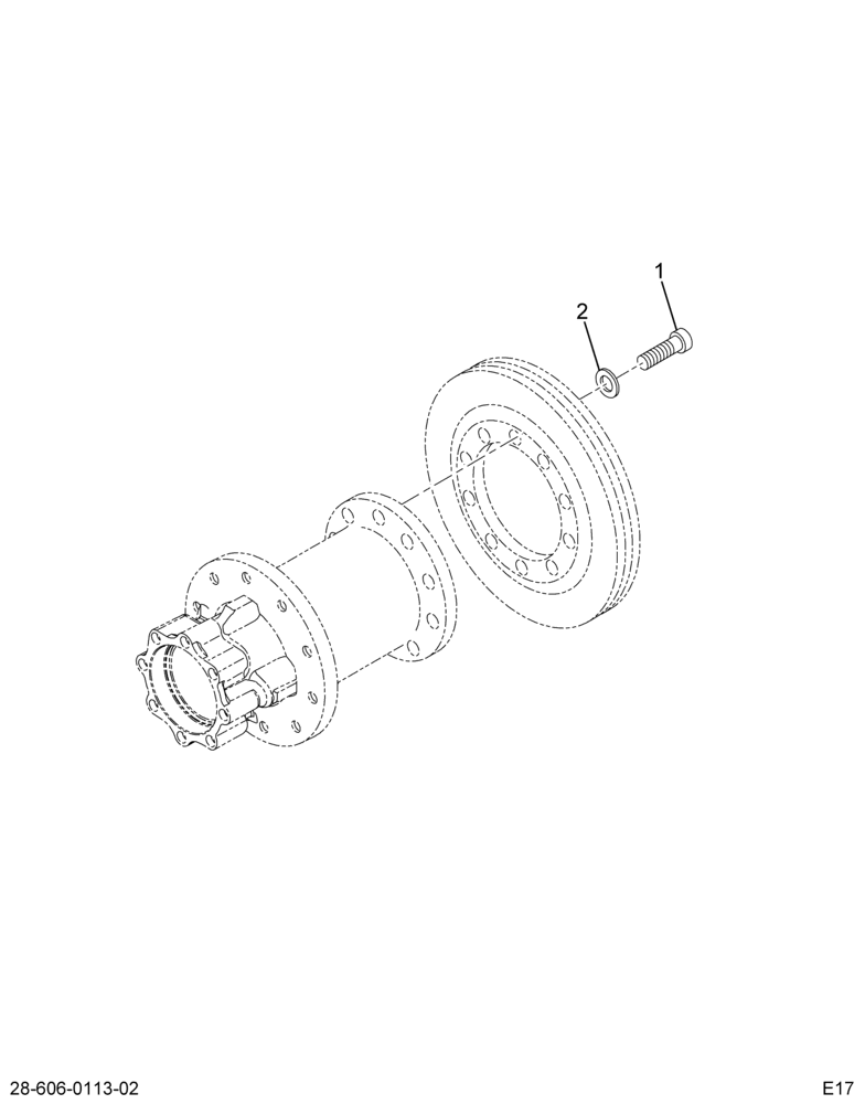 ....KIT HARDWARE ROTOR MOUNTING (Intl. 2598841C91)